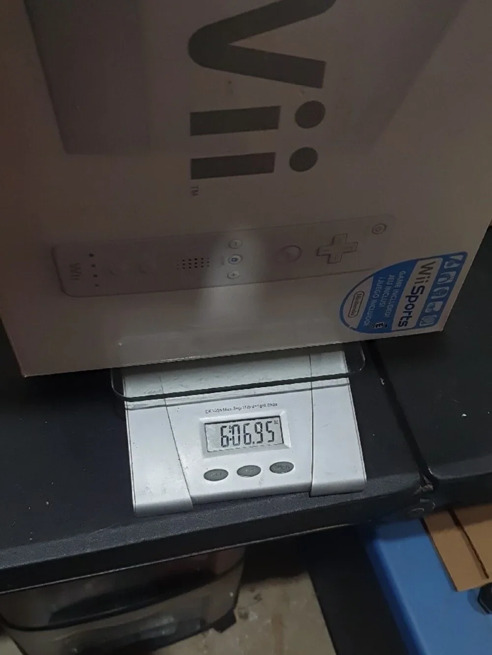 White Nintendo Wii Console with AV Cables